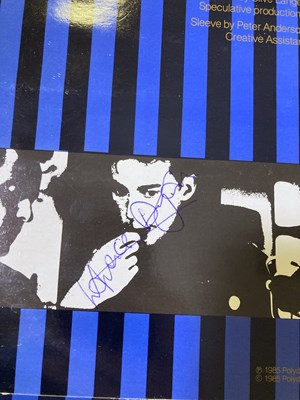 Lot 177 - LLOYD COLE AND THE COMMOTIONS SIGNED LP AND FLYER.