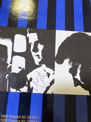 Lot 177 - LLOYD COLE AND THE COMMOTIONS SIGNED LP AND FLYER.