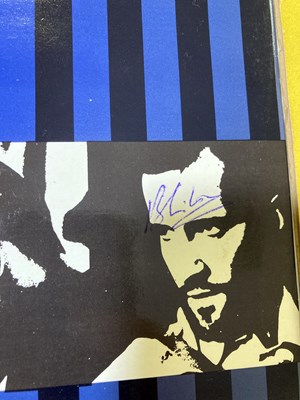 Lot 177 - LLOYD COLE AND THE COMMOTIONS SIGNED LP AND FLYER.