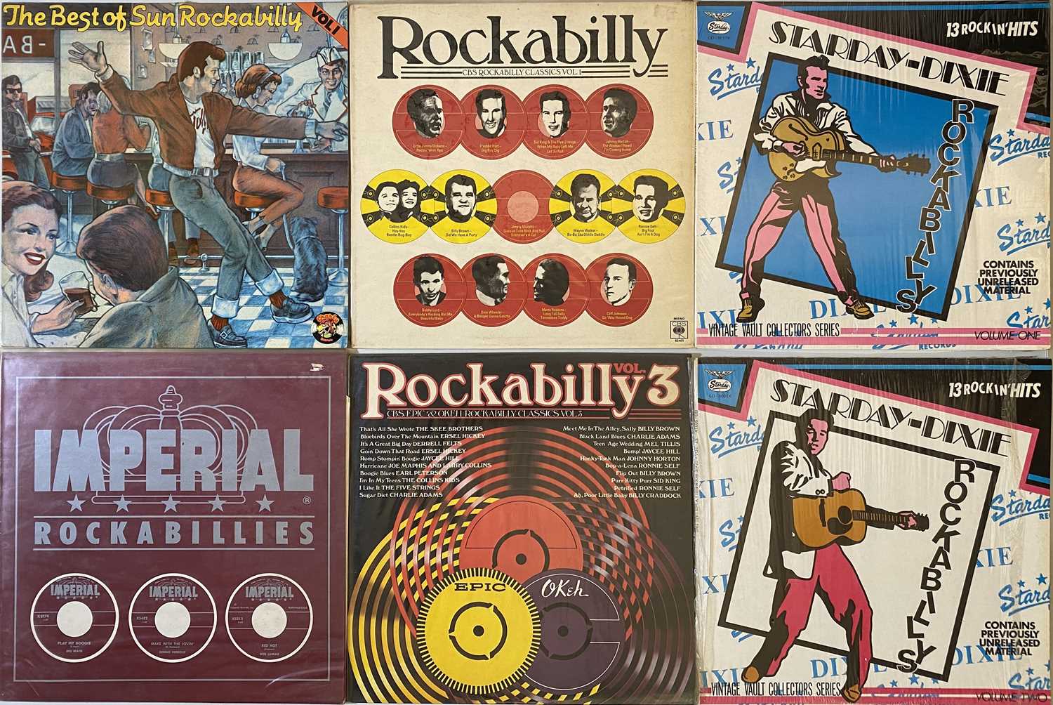 Lot 740 - ROCKABILLY/ ROCK N ROLL - LP/ 7" COLLECTION