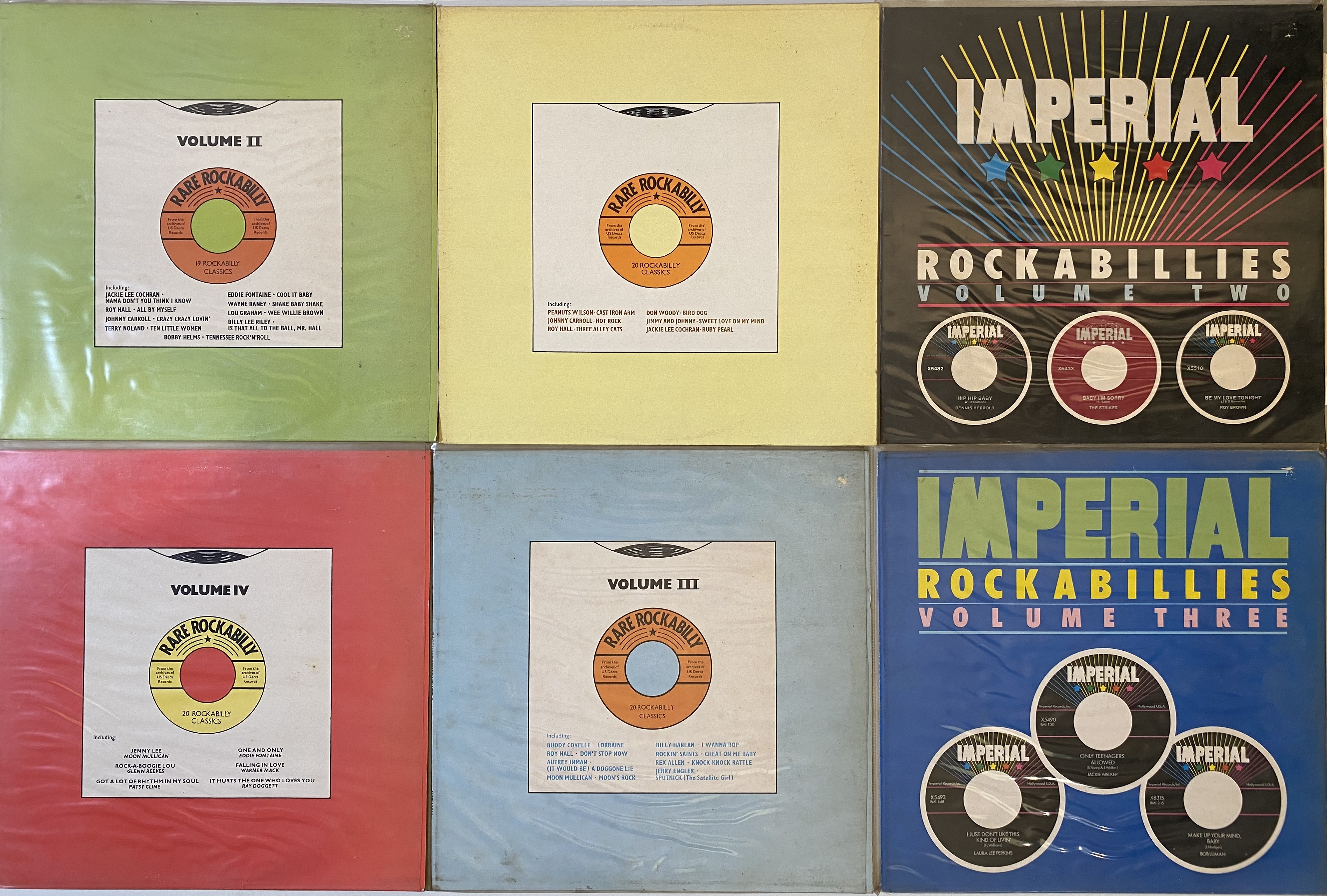 Lot 740 - ROCKABILLY/ ROCK N ROLL - LP/ 7