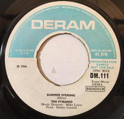 Lot 212 - THE PYRAMID - SUMMER OF LAST YEAR 7" (ORIGINAL UK DEMO COPY - DERAM DM. 111)