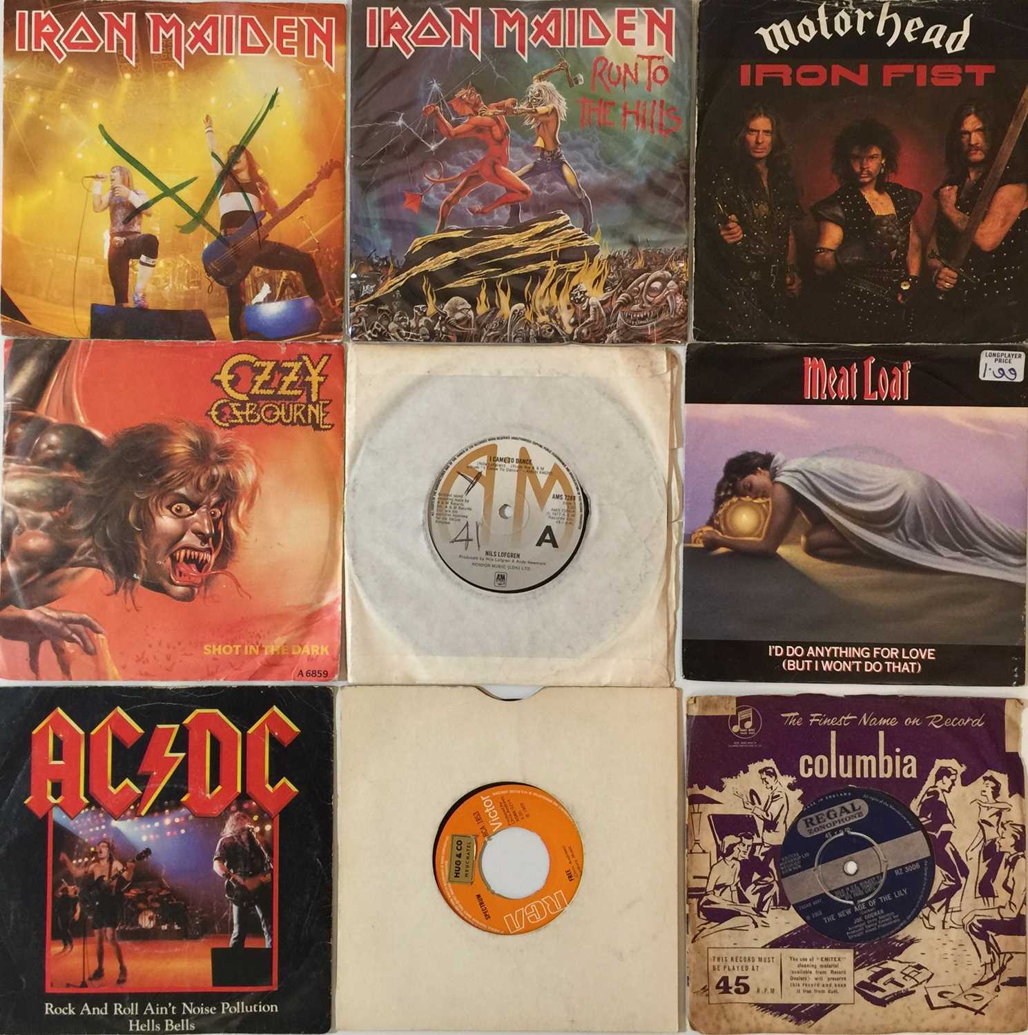 Lot 630 - CLASSIC ROCK/ METAL - 7" COLLECTION