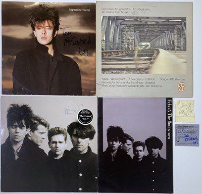 Lot 179 - ECHO AND THE BUNNYMEN SIGNED ITEMS.