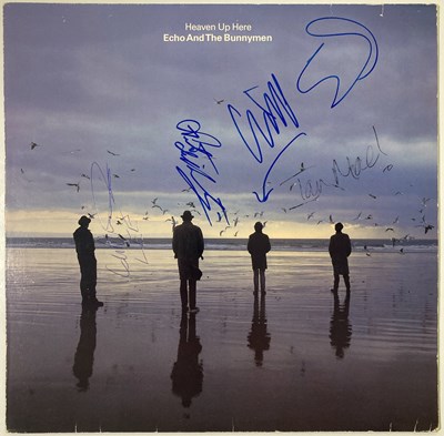 Lot 181 - ECHO AND THE BUNNYMEN SIGNED LP.