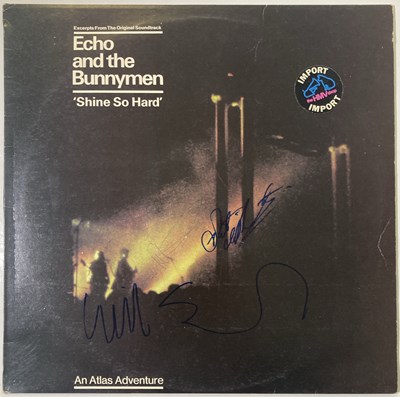 Lot 182 - ECHO AND THE BUNNYMEN SIGNED LP.
