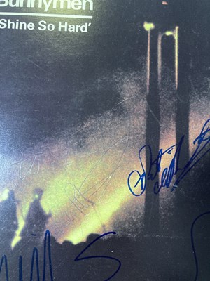 Lot 182 - ECHO AND THE BUNNYMEN SIGNED LP.