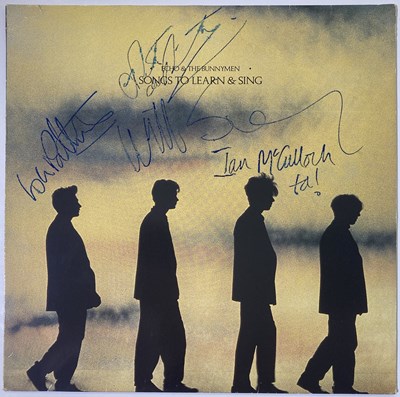 Lot 183 - ECHO AND THE BUNNYMEN SIGNED LP.
