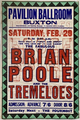 Lot 87 - BRIAN POOLE AND THE TREMELOES - POSTERS.