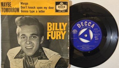 Lot 217 - BILLY FURY - UK EP COLLECTION