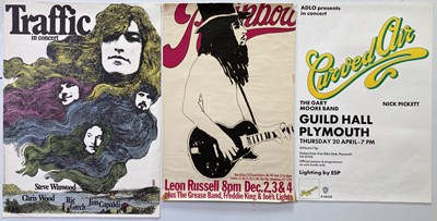 Lot 90 - 1970S CONCERT POSTERS - TRAFFIC / CURVED AIR ETC.