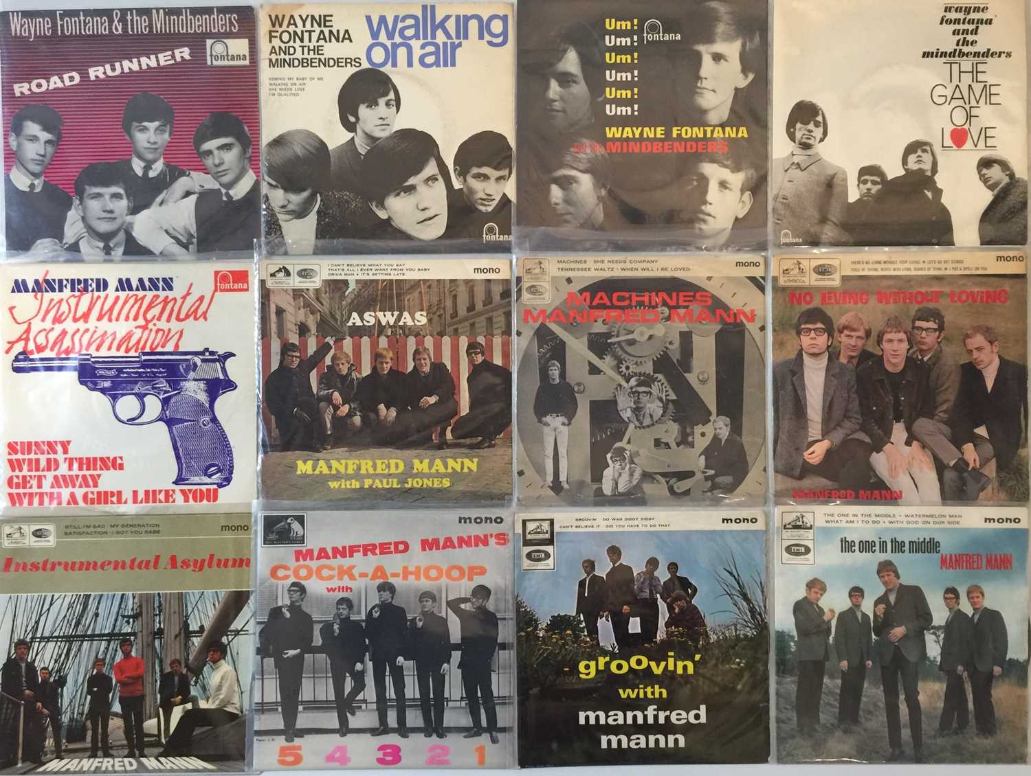 Lot 228 - WAYNE FONTANA/MANFRED MANN - EP COLLECTION