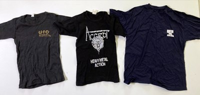 Lot 51 - ROCK T-SHIRTS AND CLOTHING.