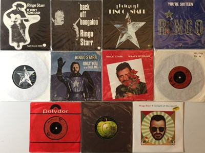 Lot 754 - GEORGE HARRISON/ RING STARR - 7" COLLECTION