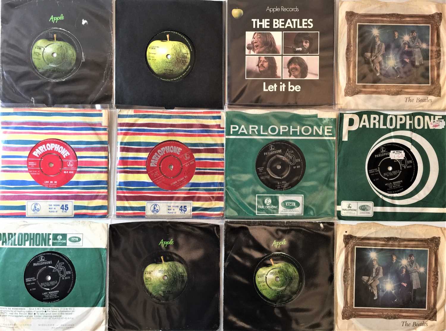 Lot 759 - THE BEATLES - ORIGINAL 7" PRESSINGS