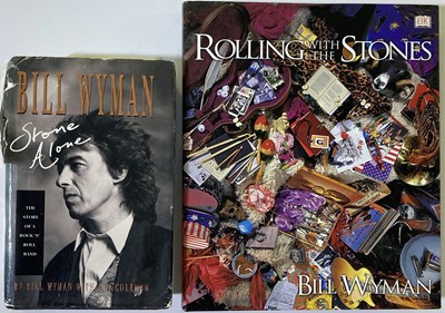 Lot 322 - BILL WYMAN SIGNED BOOKS.