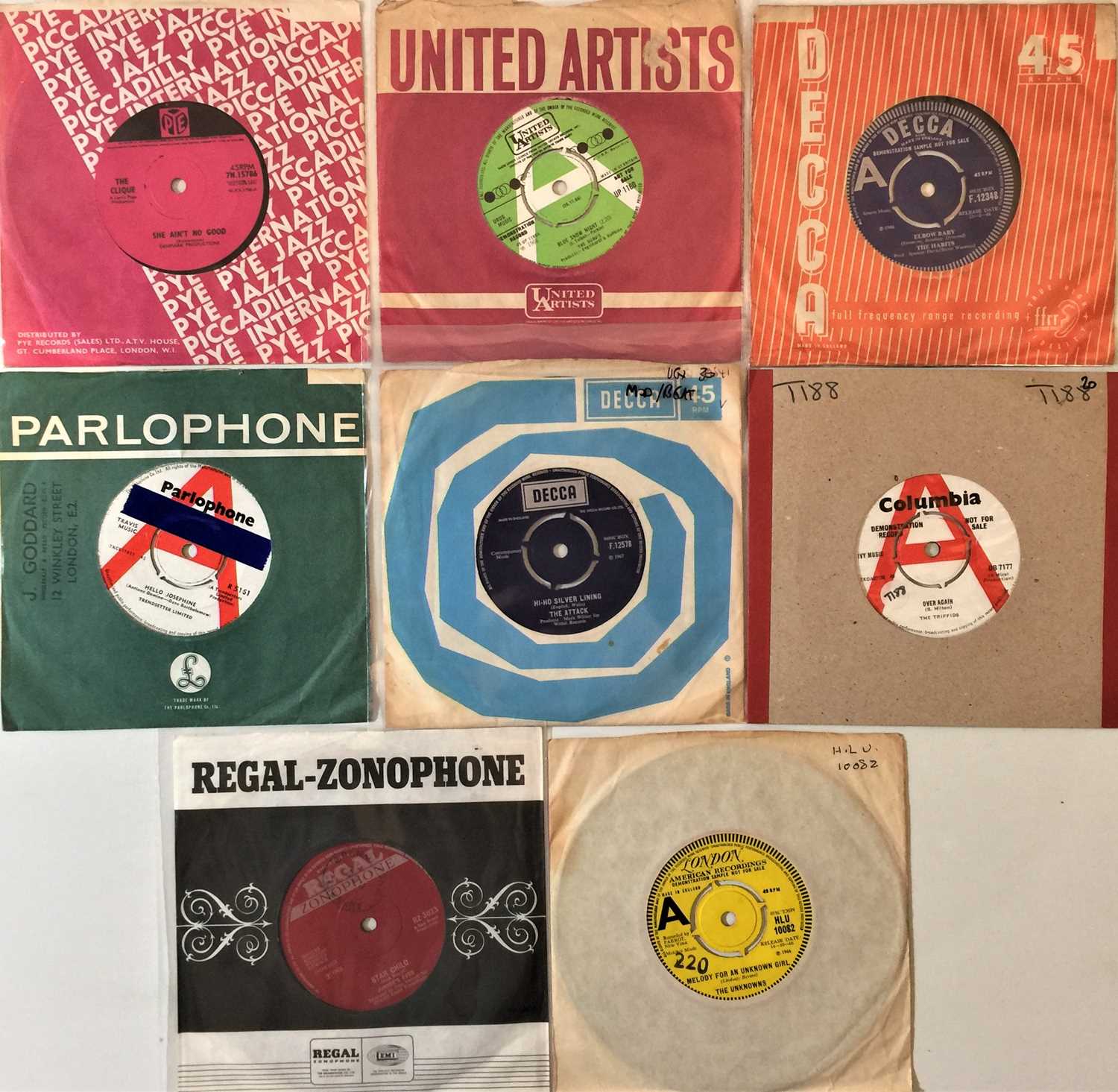 Lot 233 - 60s MOD/BEAT/POP - UK 7" RARITIES