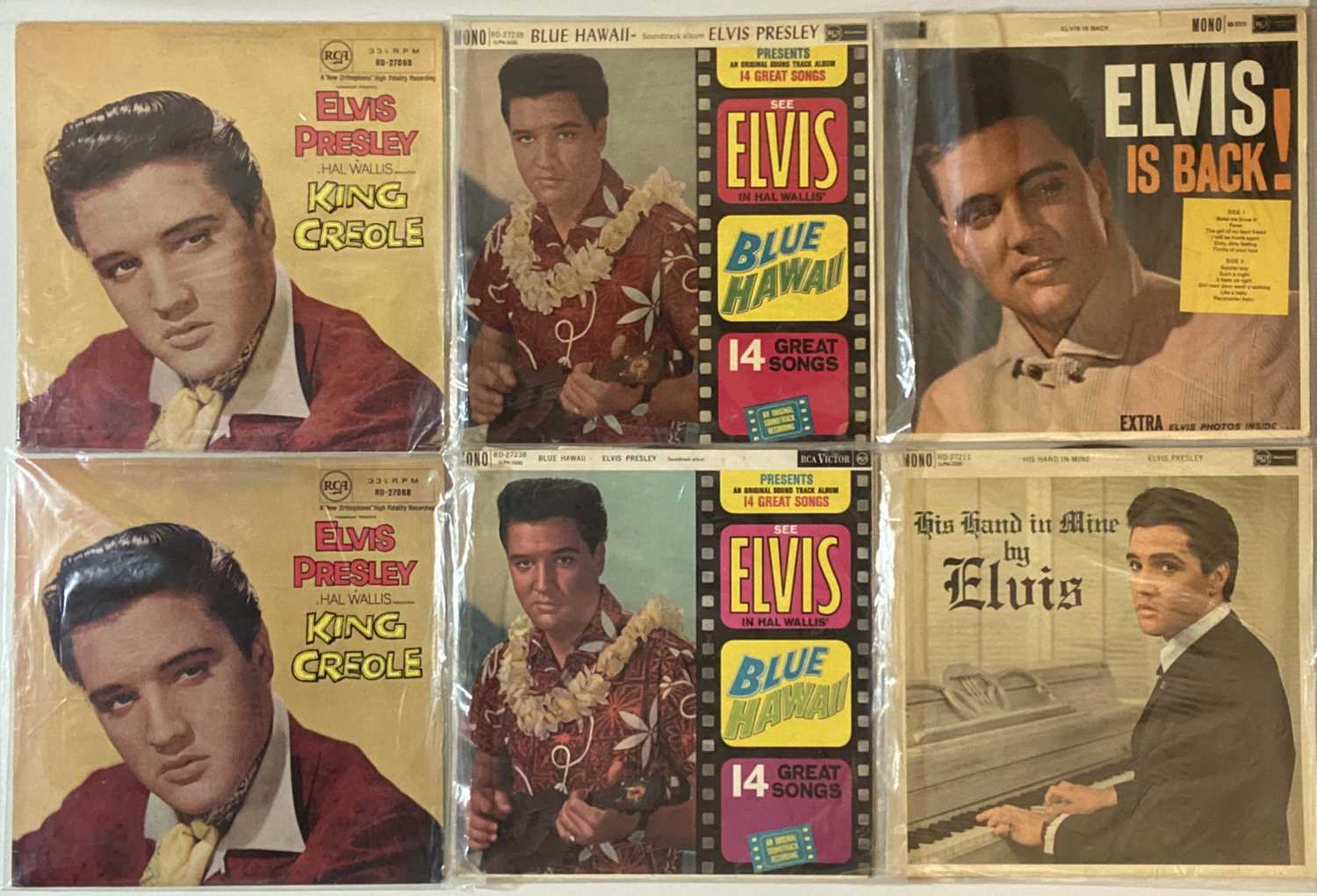 Lot 1105 - ELVIS PRESLEY - LPs (EARLY TITLES/PRESSINGS)