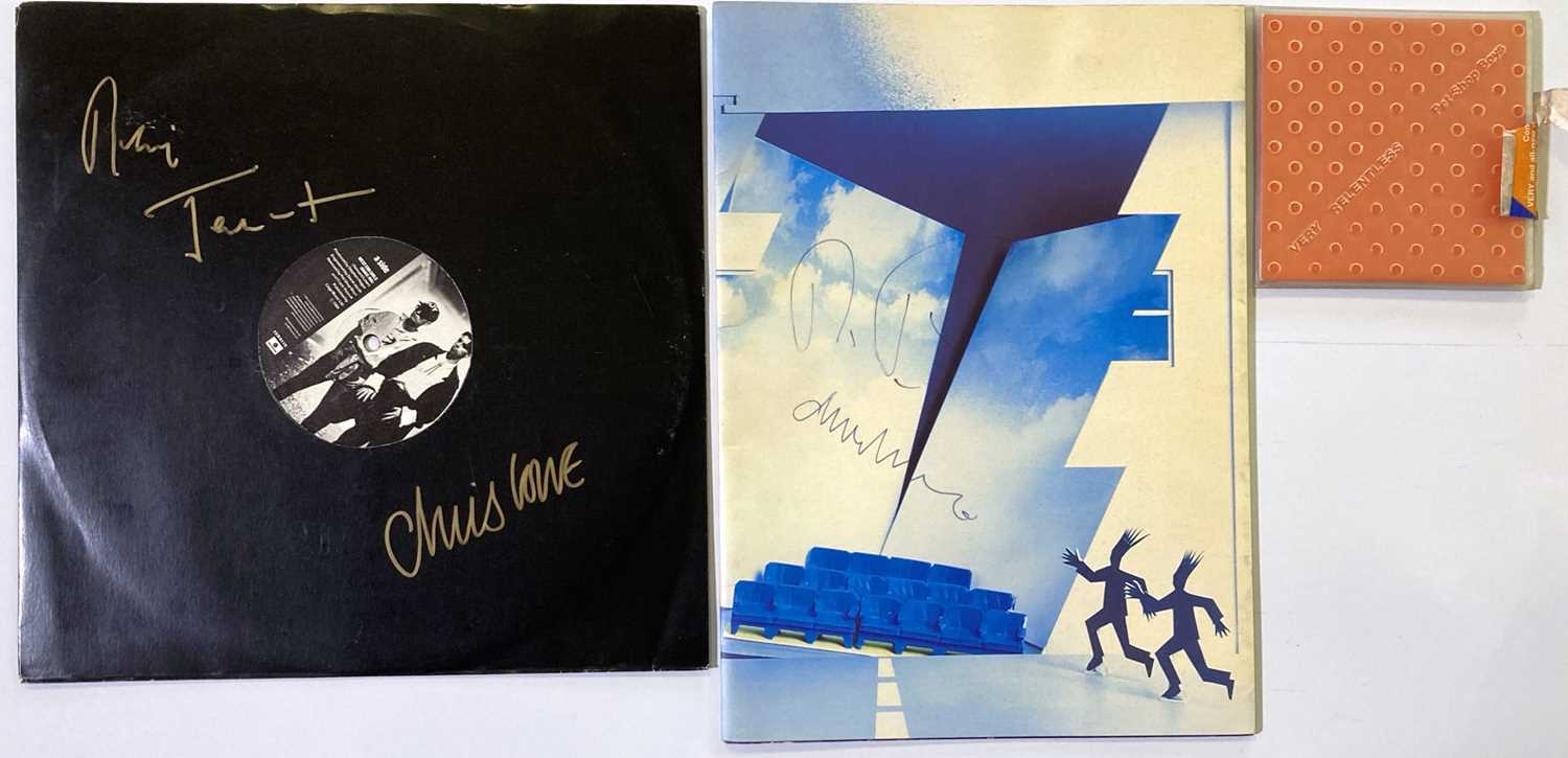 Lot 191 - PET SHOP BOYS SIGNED.