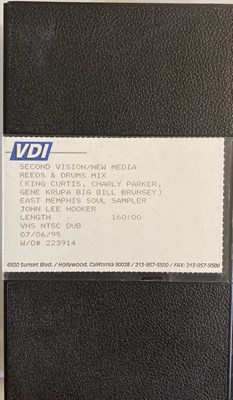 Lot 562 - VIDEO TAPES FROM THE ARCHIVE OF TED WOOD WITH RONNIE HANDWRITTEN NOTE
