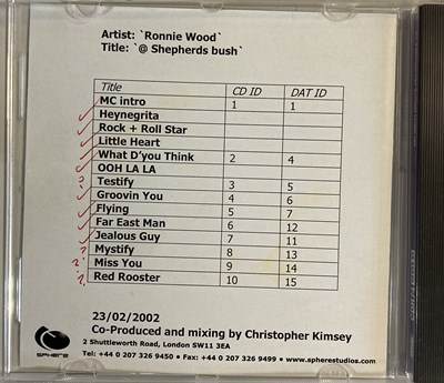 Lot 562 - VIDEO TAPES FROM THE ARCHIVE OF TED WOOD WITH RONNIE HANDWRITTEN NOTE