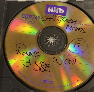 Lot 562 - VIDEO TAPES FROM THE ARCHIVE OF TED WOOD WITH RONNIE HANDWRITTEN NOTE