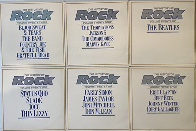 Lot 781 - THE HISTORY OF ROCK - COMPLETE LP SERIES (PLUS MAGAZINES)