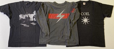 Lot 41 - BAND T-SHIRTS - COIL / THROBBING GRISTLE.