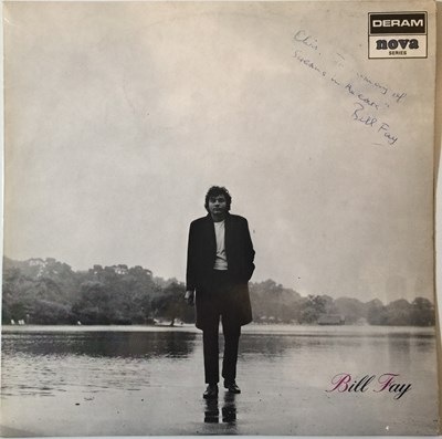 Lot 268 - BILL FAY - BILL FAY LP (ORIGINAL SIGNED UK STEREO COPY - DERAM NOVA SERIES SDN 12)