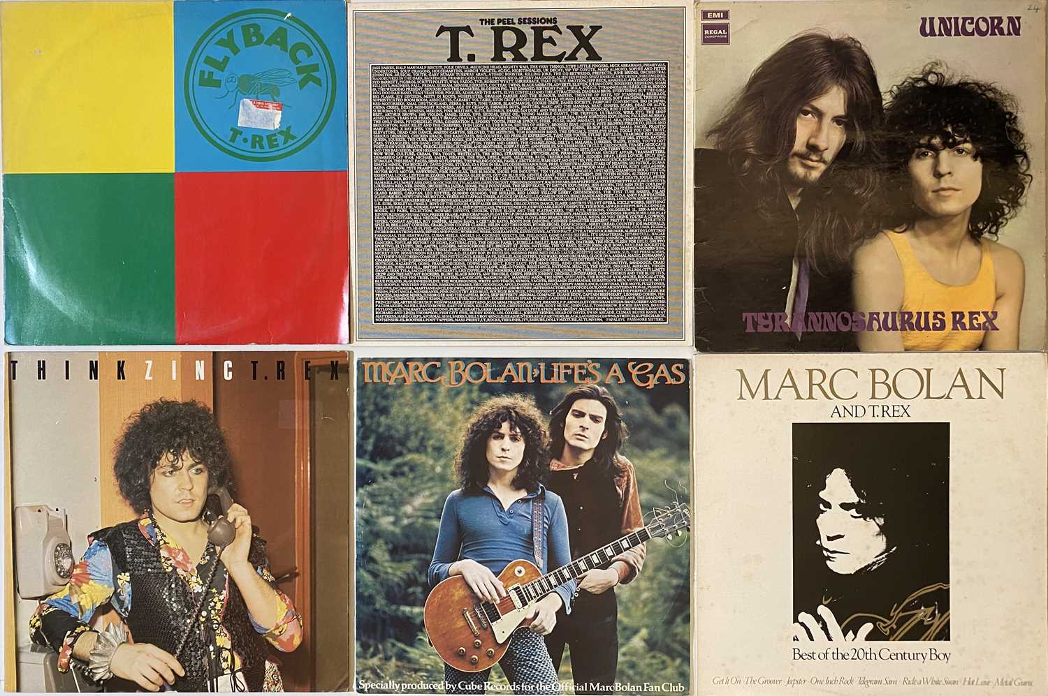 Lot 792 - T REX/ MARC BOLAN - LPs