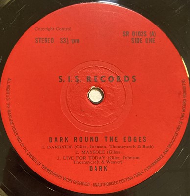 Lot 888 - DARK - DARK ROUND THE EDGES LP (ORIGINAL 1972 SELF-RELEASED COPY - BLACK/WHITE GATEFOLD SLEEVE - S.I.S. RECORDS SR 0102S)