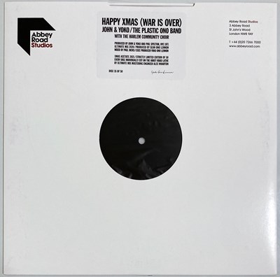 Lot 1 - HAPPY XMAS (WAR IS OVER) - ONE OF THE 50 ACETATES DONATED BY LENNON / ONO TO CHARITABLE CAUSES.