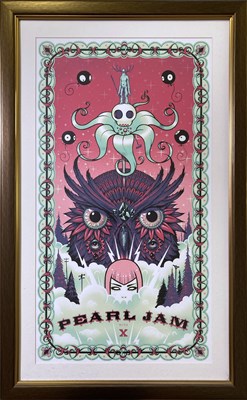 Lot 112 - LIMITED EDITION CONCERT POSTERS - BLINK 182 / PEARL JAM.