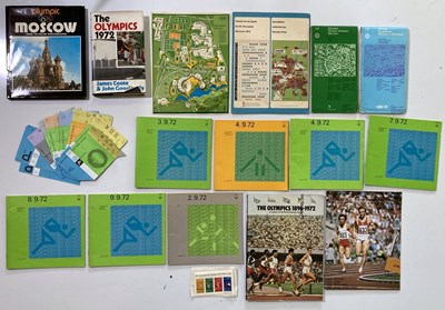 Lot 17 - THE OLYMPIC GAMES 1972 - A COLLECTION OF PROMOTIONAL MATERIAL.