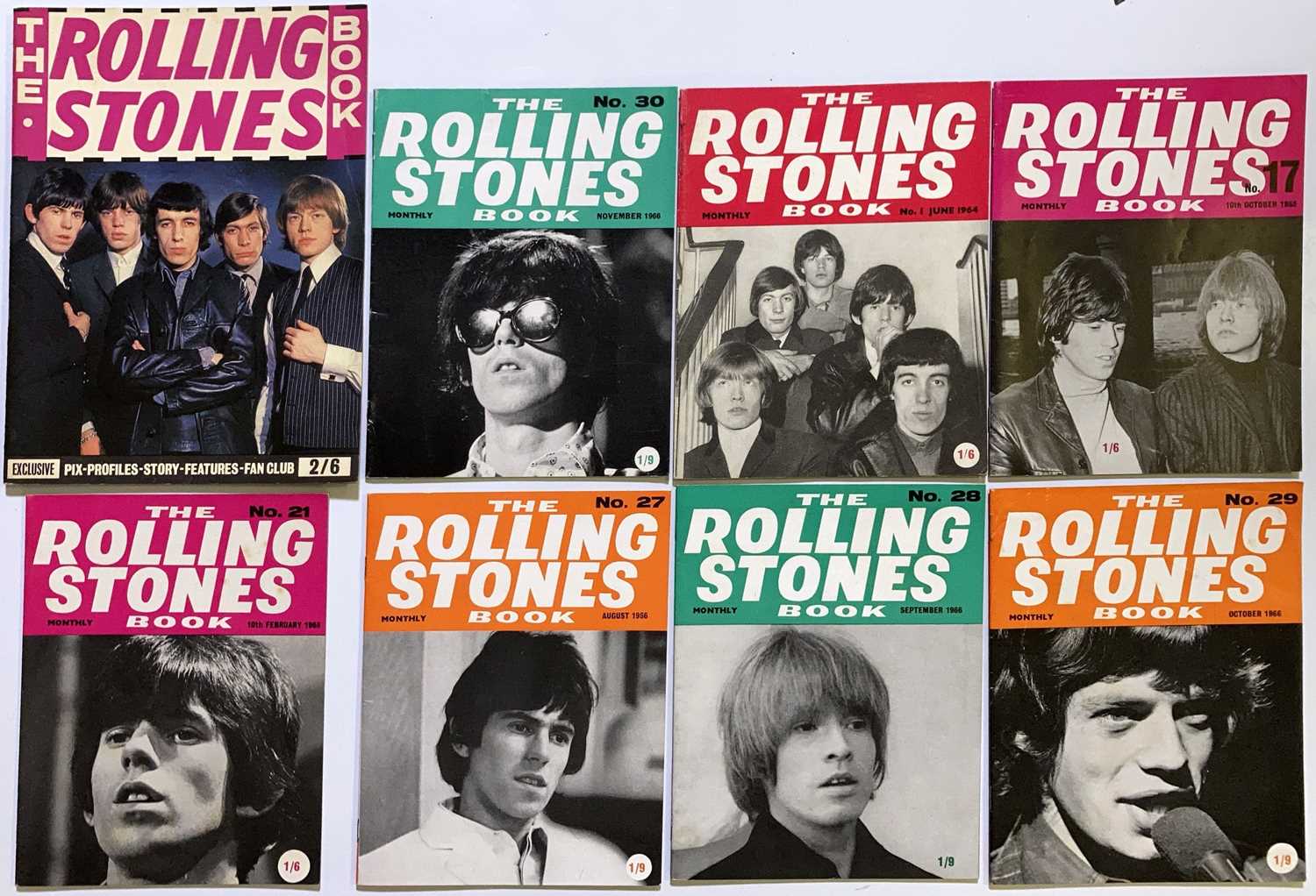 Lot 326 - ROLLING STONES MONTHLY MAGAZINES INC ISSUE # 1.