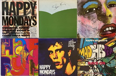 Lot 280 - HAPPY MONDAYS - LPs/ 12" (INCLUDING SHAUN RYDER SIGNED)