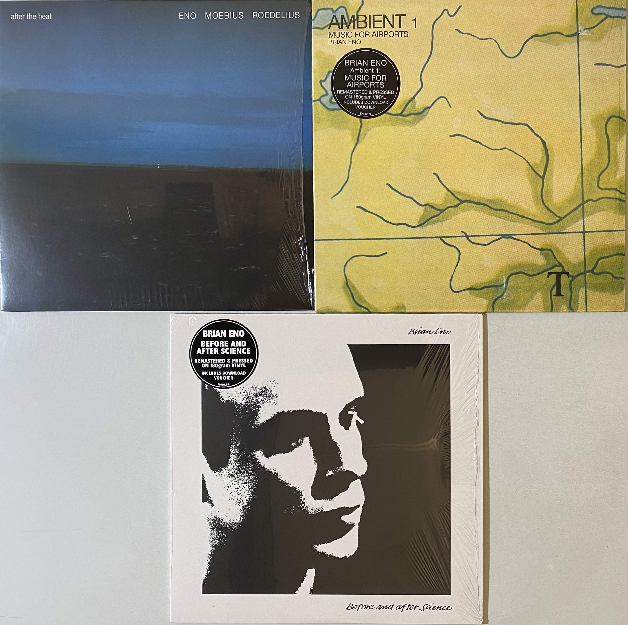 Lot 308 - BRIAN ENO/ CLUSTER - LP PACK