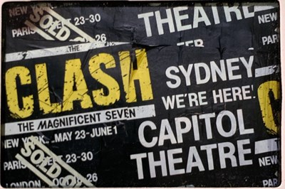 Lot 343 - THE CLASH - LIGHTING PLANS AND ITINERARY FOR 1982 TOUR.