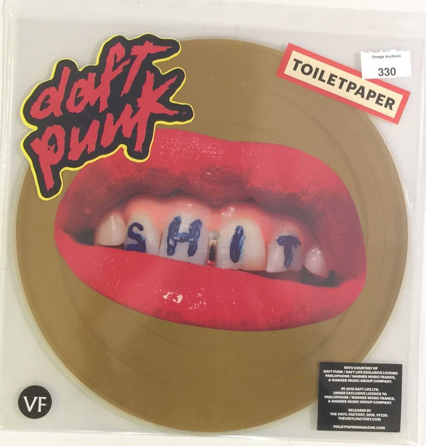 Lot 330 - DAFT PUNK - DA FUNK/TEACHERS 12'' LP, LIMITED EDITION GOLD VINYL (2016, THE VINYL FACTORY, VF220)