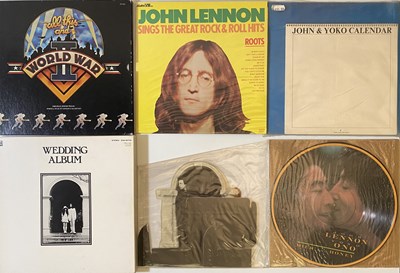 Lot 827 - JOHN LENNON/ GEORGE & RINGO/ RELATED - LPs/ 12"