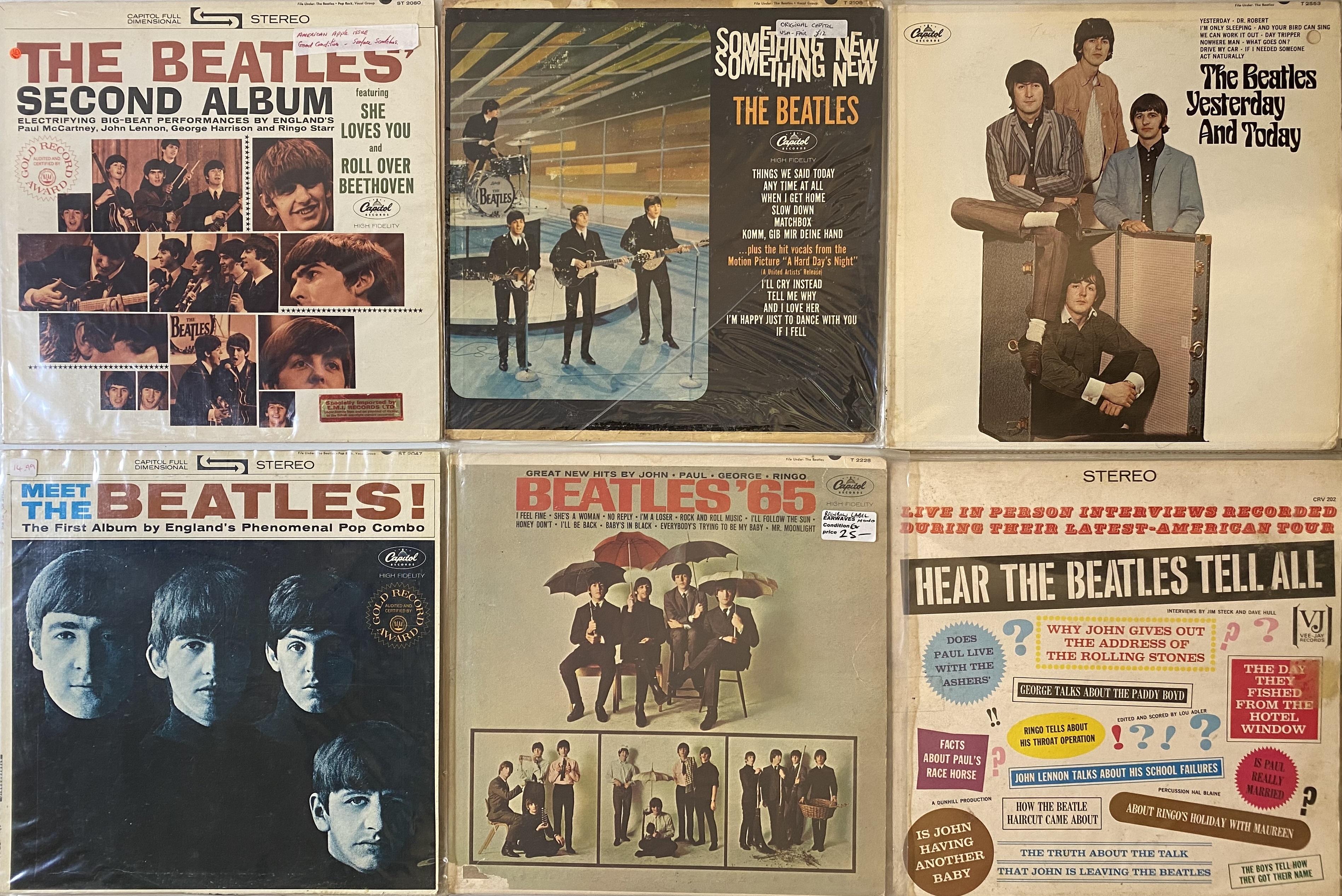 Lot 837 - THE BEATLES - USA/ CANADIAN LPs