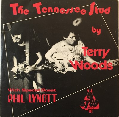 Lot 875 - TERRY WOODS WITH PHIL LYNOTT - THE TENNESSEE STUD 7" (STUD1)