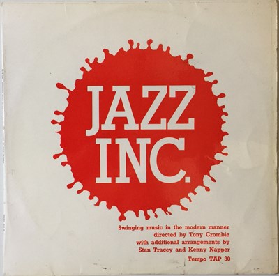 Lot 104 - TONY CROMBIE ORCHESTRA - JAZZ INC LP (UK ORIGINAL - TAP 30)