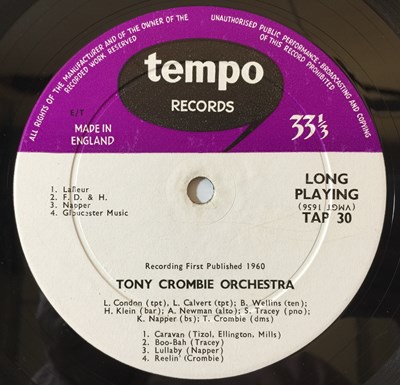 Lot 104 - TONY CROMBIE ORCHESTRA - JAZZ INC LP (UK ORIGINAL - TAP 30)