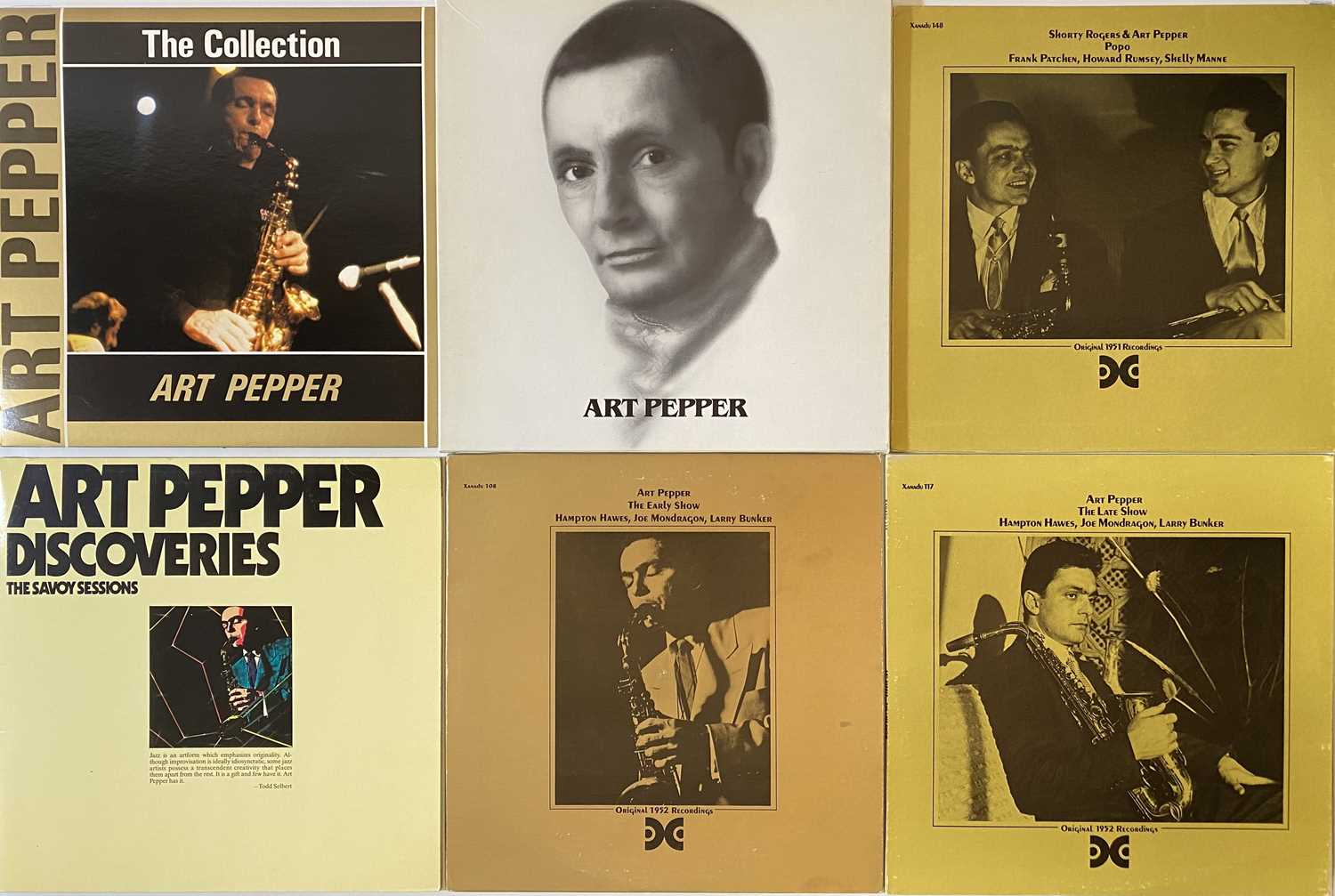 Lot 126 - ART PEPPER - LP COLLECTION