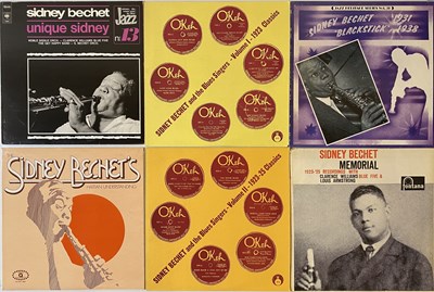 Lot 128 - LOUIS ARMSTRONG/ SIDNEY BECHET AND RELATED - LP COLLECTION