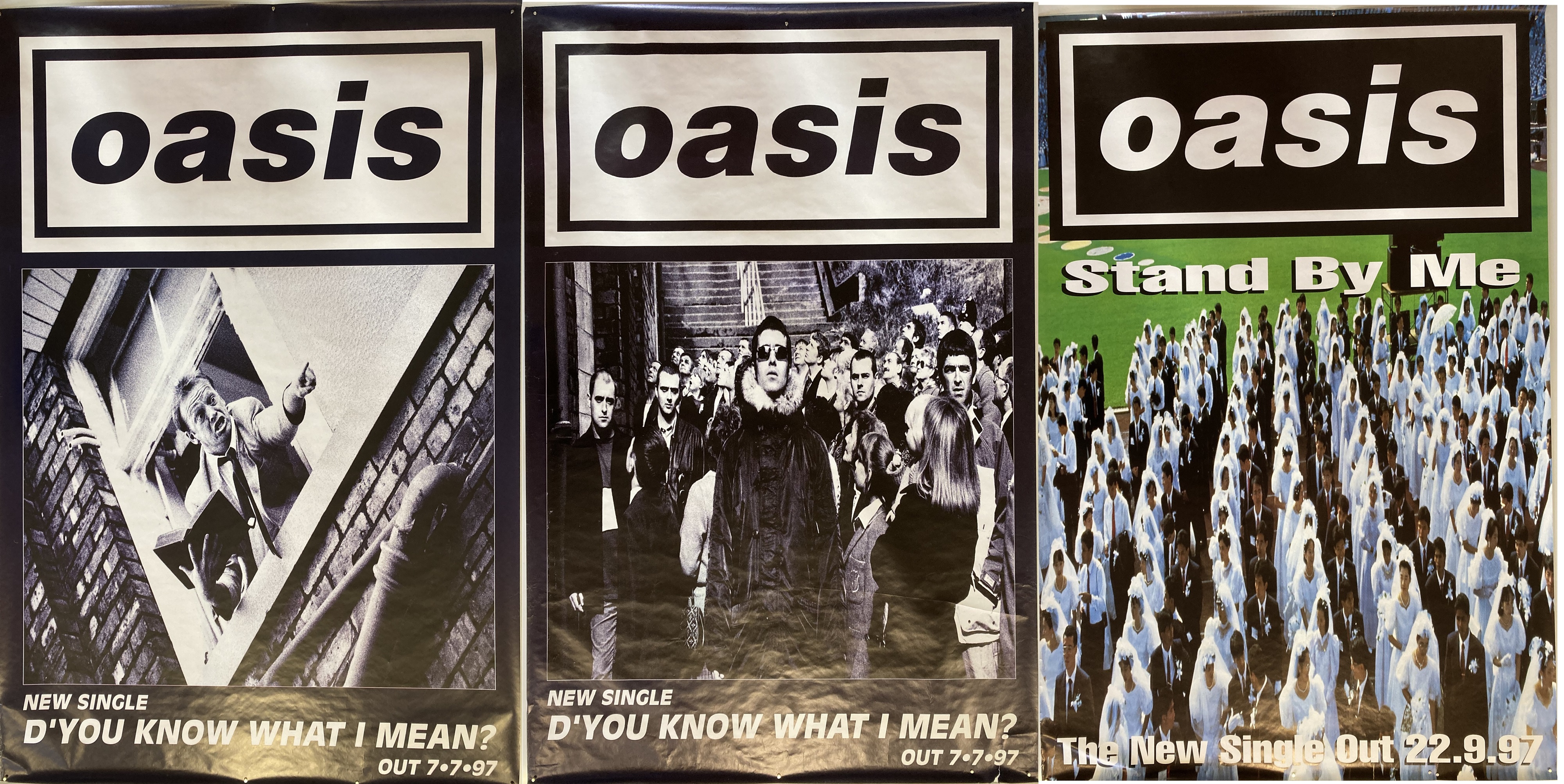 oasis D'You Know What I Mean? ポスター Oasis 'D'You Know What I Mean' 1997 Original Street