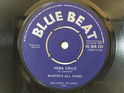 Lot 161 - THE SPANISH BOYS/BUSTER'S ALL STARS - VERA CRUZ C/W I AM ALONE 7" (BLUE BEAT RECORDS - 45/BB 331)