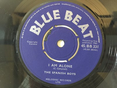 Lot 161 - THE SPANISH BOYS/BUSTER'S ALL STARS - VERA CRUZ C/W I AM ALONE 7" (BLUE BEAT RECORDS - 45/BB 331)