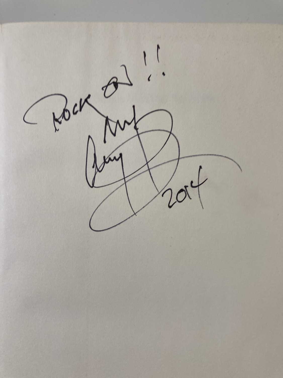 Lot 300 - LED ZEPPELIN - JIMMY PAGE SIGNED BOOK.